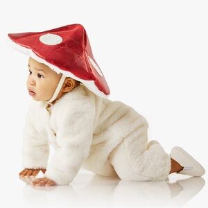 Pottery Barn Kids 0/6 month Baby Mushroom Costume